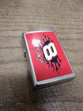 Vtg 2005 Zippo Cigarette Lighter #8 Dale Earnhardt Jr Street Chrome Nice Shape!