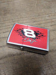 Vtg 2005 Zippo Cigarette Lighter #8 Dale Earnhardt Jr Street Chrome Nice Shape!