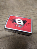 Vtg 2005 Zippo Cigarette Lighter #8 Dale Earnhardt Jr Street Chrome Nice Shape!
