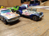 Vtg 10 Pc HOT WHEELS Redline Diecast Car Lot 1969 70 73 74 75 Short Order Mustan