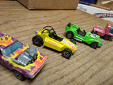 Vtg 10 Pc HOT WHEELS Redline Diecast Car Lot 1969 70 73 74 75 Short Order Mustan