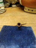 Vtg Richardson Manual Wind Mantle Wall Cabinet Clock Barrel Key