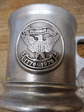 Vtg RWP 1776 1976 Pewter Shaving Mug Eveready Lucite Handle 9341 Shaving Brush