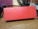 Vtg Snap On Tools Corp. KRA 104 Red Heavy Steel Tool Box 14" x 5 1/4" Nice! #1