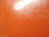 Vtg Snap On Tools Corp. KRA 104 Red Heavy Steel Tool Box 14" x 5 1/4" Nice! #1