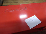 Vtg Snap On Tools Corp. KRA 104 Red Heavy Steel Tool Box 14" x 5 1/4" Nice! #1
