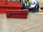 Vtg Proto Professional Tools 4997 Red Heavy Steel Tool Box 7" x 3 1/2" Nice Shap