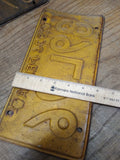 Vtg Matching Set Pennsylvania 1936 License Plate Tag 89L96 Man Cave Hot Rat Rod