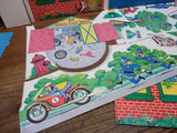 Vtg 1966 Crazy Cycle The Wacky Motorcycle Rally Set Transogram Co #3734 Orig Box