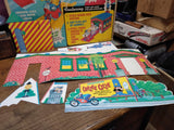 Vtg 1966 Crazy Cycle The Wacky Motorcycle Rally Set Transogram Co #3734 Orig Box