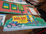 Vtg 1966 Crazy Cycle The Wacky Motorcycle Rally Set Transogram Co #3734 Orig Box