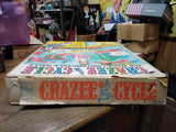 Vtg 1966 Crazy Cycle The Wacky Motorcycle Rally Set Transogram Co #3734 Orig Box