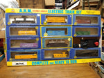 Vtg AHM HO Train Set Union Pacific Diesel Locomotive Cars Track Scenery+ Working