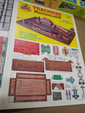 Vtg AHM HO Train Set Union Pacific Diesel Locomotive Cars Track Scenery+ Working