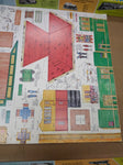 Vtg AHM HO Train Set Union Pacific Diesel Locomotive Cars Track Scenery+ Working