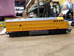 Vtg AHM HO Train Set Union Pacific Diesel Locomotive Cars Track Scenery+ Working