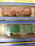 Vtg AHM HO Train Set Union Pacific Diesel Locomotive Cars Track Scenery+ Working
