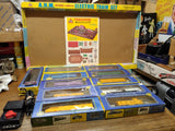 Vtg AHM HO Train Set Union Pacific Diesel Locomotive Cars Track Scenery+ Working