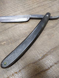 Vtg 2 Piece Straight Razor Parts and Repair Lot Burnell Crown Double Arrow