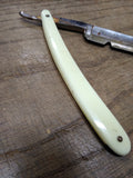 Vtg 2 Piece Straight Razor Parts and Repair Lot Burnell Crown Double Arrow