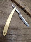 Vtg Antique Diamond USA Straight Shaving Razor with a Box in Good Shape!