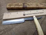 Vtg Antique Diamond USA Straight Shaving Razor with a Box in Good Shape!