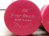 Vtg 2 Piece Lot Ever Ready Sterilized 150 Cream and Red Shaving Brush