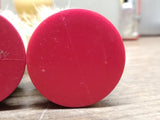Vtg 2 Piece Lot Ever Ready Sterilized 150 Cream and Red Shaving Brush