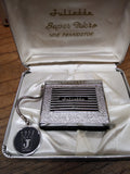 Vtg Juliette Super Micro 9 Transistor Pocket Radio Model 713 Japan Original Case