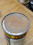 Vtg Bombardier Snowmobile 50/1 SAE 40 Lubricant Tin Oil Can 12oz Full USA