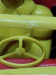 Vtg Marx Wind Up Red Dump Truck with Moving Driver and Dump Bed Made in The USA