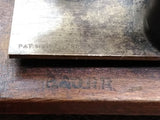 Vtg 1895 Antique Lyman, Ashcroft B&O RR Telegraph Key Sounder Parts Dovetail Box