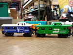 Vtg MEHANO Bachman HO Gauge 11 Pc Freight Box Hopper Cattle Tank Car Caboose Lot