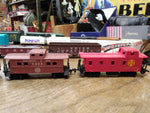 Vtg MEHANO Bachman HO Gauge 11 Pc Freight Box Hopper Cattle Tank Car Caboose Lot