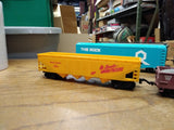 Vtg MEHANO Bachman HO Gauge 11 Pc Freight Box Hopper Cattle Tank Car Caboose Lot