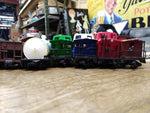Vtg MEHANO Bachman HO Gauge 11 Pc Freight Box Hopper Cattle Tank Car Caboose Lot