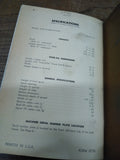 VTG 1957 Caterpillar Tractor #20 Scraper Parts Catalog 11C1 to 11C1011 64 Pages