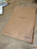VTG 1957 Caterpillar Tractor #20 Scraper Parts Catalog 11C1 to 11C1011 64 Pages