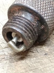 Vtg 2 Piece Spark Plug Lot and Box Firestone Champion Para Spark Double Duty Box