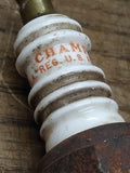 Vtg 2 Piece Spark Plug Lot and Box Firestone Champion Para Spark Double Duty Box