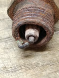 Vtg 2 Piece Spark Plug Lot and Box Firestone Champion Para Spark Double Duty Box