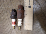 Vtg 2 Piece Spark Plug Lot and Box Firestone Champion Para Spark Double Duty Box