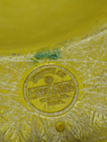 Vtg PRR Pennsylvania Rail Road Superglas Fibre Metal Products Yellow Hard Hat