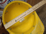 Vtg PRR Pennsylvania Rail Road Superglas Fibre Metal Products Yellow Hard Hat
