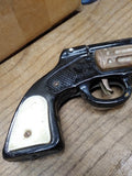 Vtg Rare Western King Double Barrel Cowboy 6 Shooter Pop Gun Pistol Works Good!