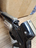 Vtg Rare Western King Double Barrel Cowboy 6 Shooter Pop Gun Pistol Works Good!