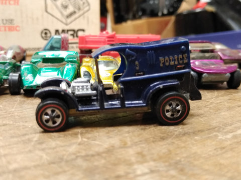 Vtg Hot Wheels REDLINE 1969 Purple Paddy Wagon Mattel Inc. USA Nice Shape!