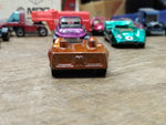 Vtg Hot Wheels REDLINE 1968 Metalic Orange Chaparral Mattel With Button