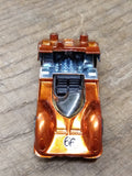 Vtg Hot Wheels REDLINE 1968 Metalic Orange Chaparral Mattel With Button