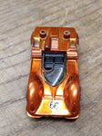 Vtg Hot Wheels REDLINE 1968 Metalic Orange Chaparral Mattel With Button